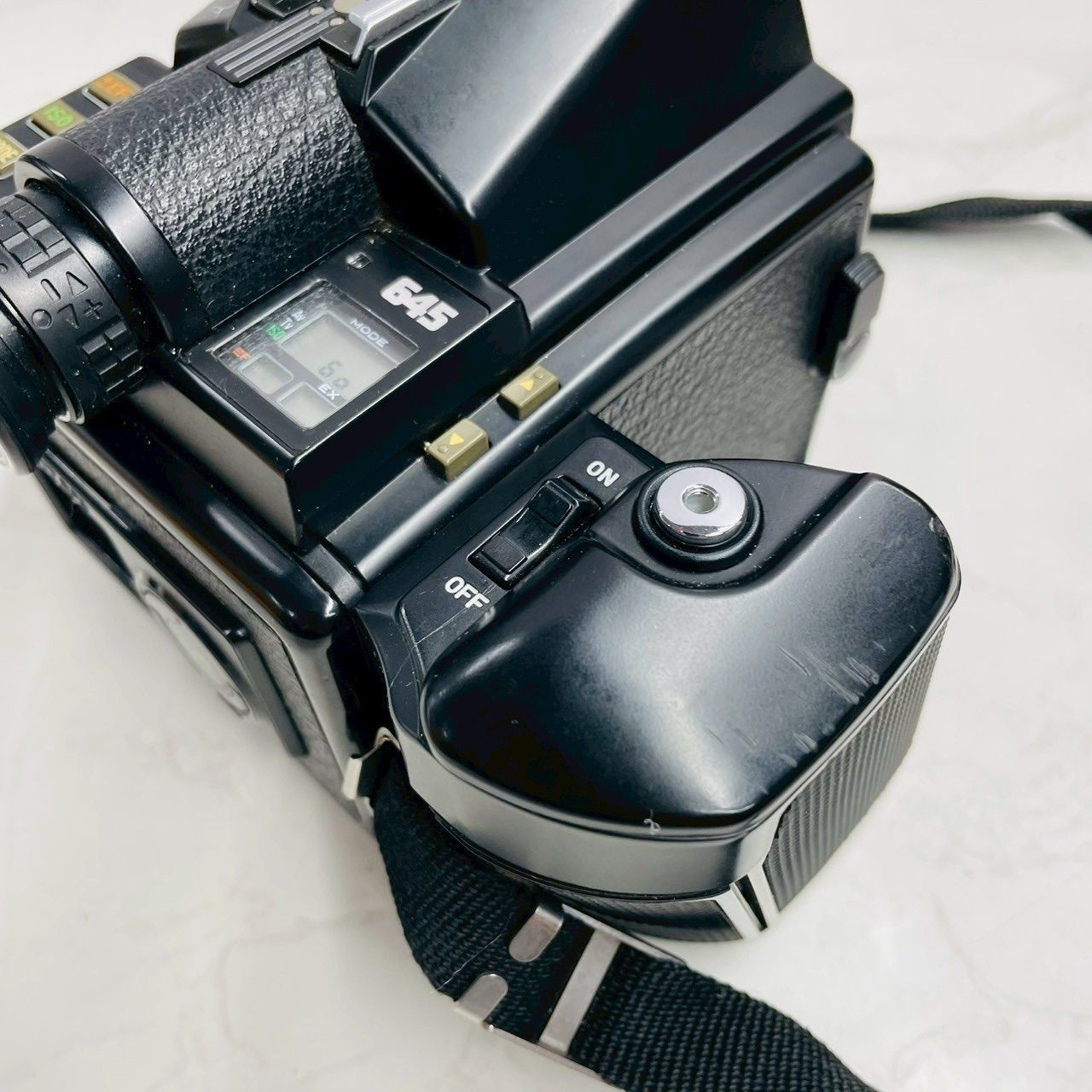  PENTAX 645 ボディ 120フィルムバック付 中判カメラ WW 5553 大判 中判カメラ(フィルム) フィルムカメラ