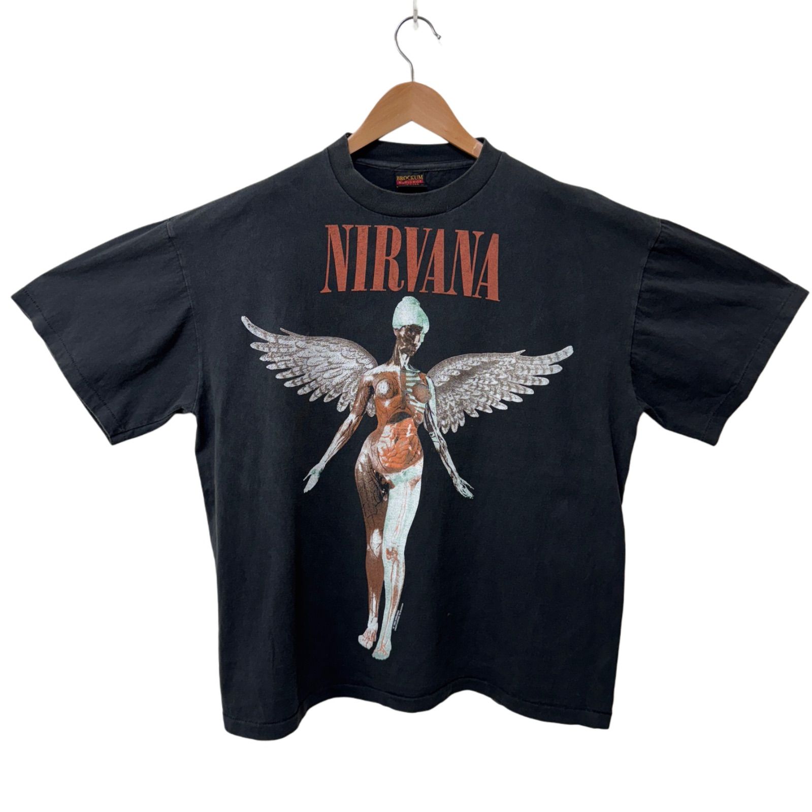 NIRVANA Tシャツ XLサイズ ニルヴァーナ Tシャツ XLサイズ ブラック 90s USA製 ブロッカム