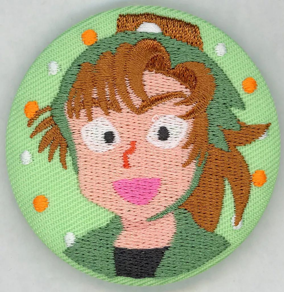 中古】バッジ・ビンズ 善法寺伊作 「忍たま乱太郎 刺繍缶バッジ