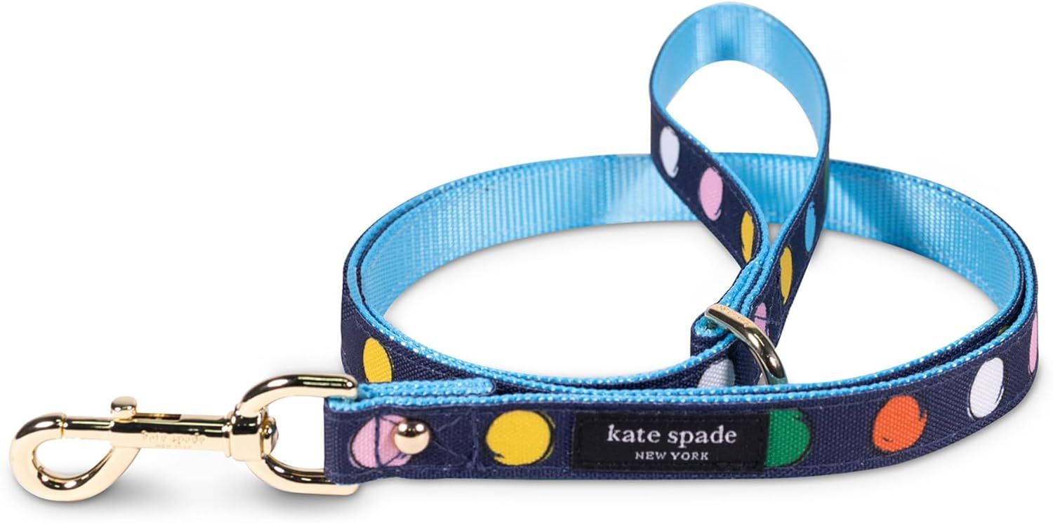 ケイト スペード ニューヨーク Kate spade new york 犬のリード Watercolor Dot サイズS|M 256130