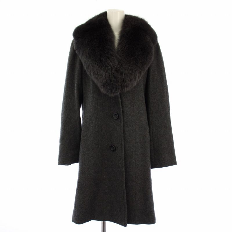 レジァンス REGENCE ロングコート カシミヤ ブルーフォックス レジァンス REGENCE ロングコート カシミヤ ブルーフォックス