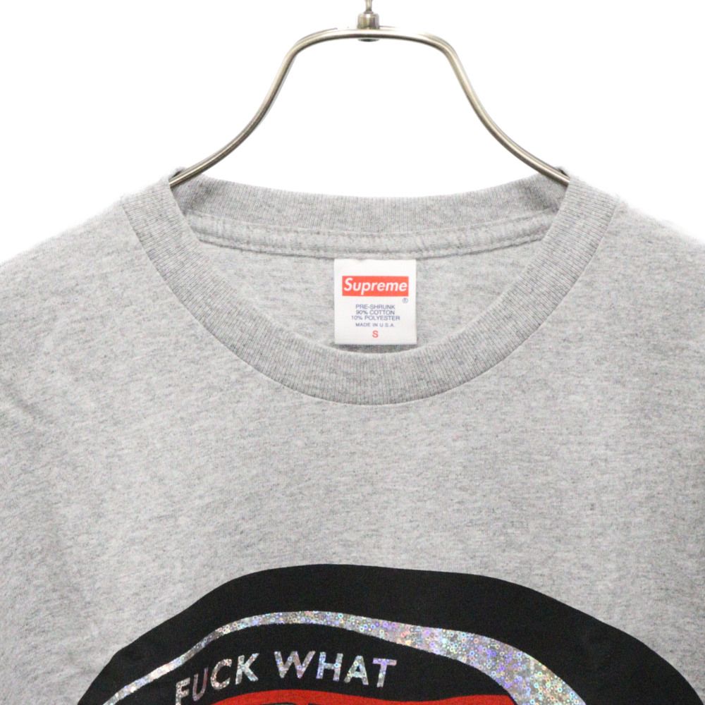 SUPREME シュプリーム 16AW Fuck What You Heard L/S Tee ファックワットユーハードロングスリーブTシャツ 長袖カットソー グレー ☆SUPREME シュプリーム 16AW Let\u0027s Fuck Tee ブラック sizeXL - メルカリ