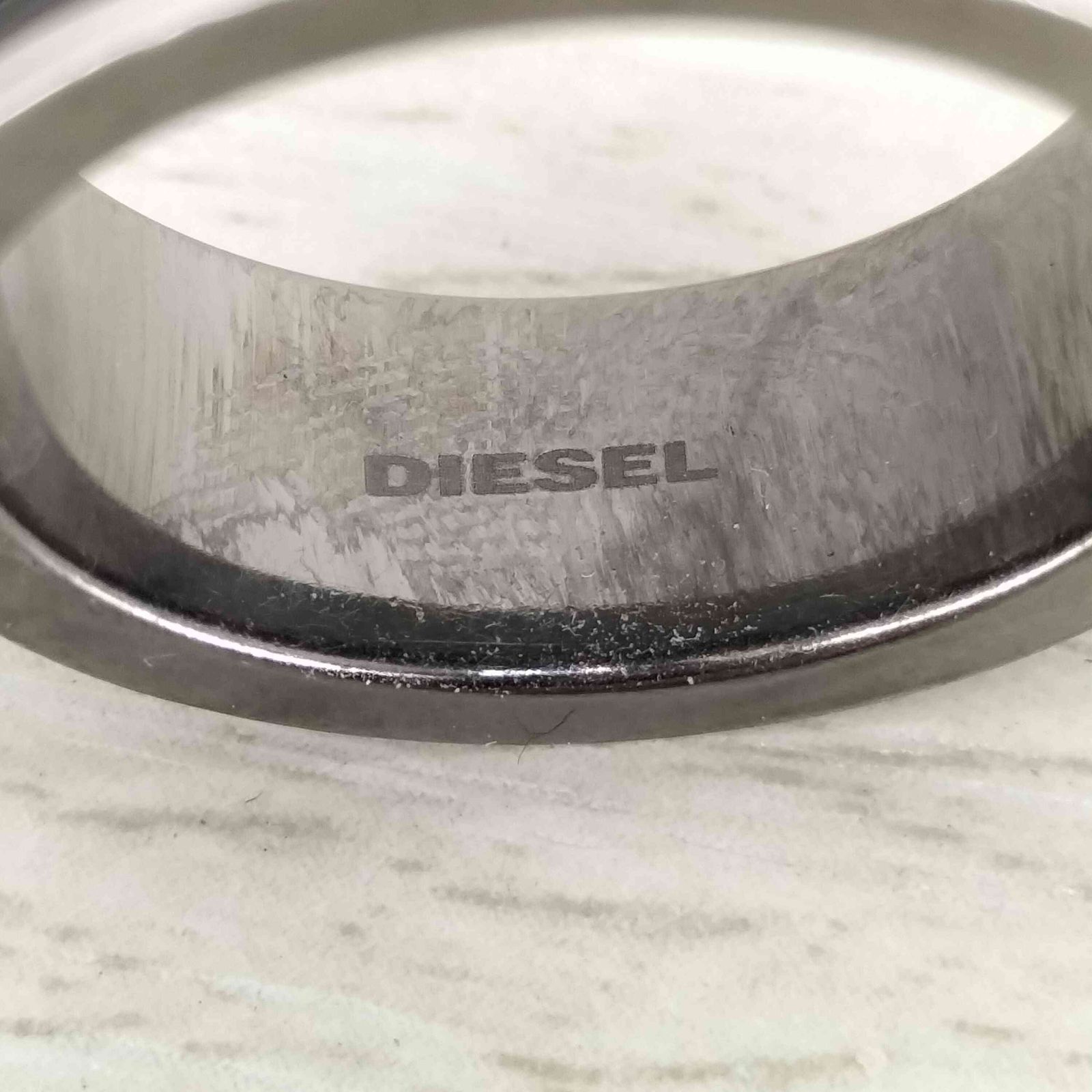 ディーゼル DIESEL STEEL 9 スチール リング メンズ 19号 - メルカリ