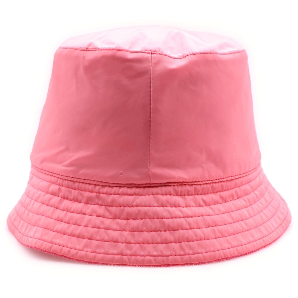 MONCLER2023春夏レディース ロゴ付 リバーシブル バケットハット MONCLER (モンクレール) 23SS Reversible Logo Patch Bucket Hat