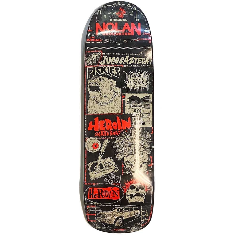 2024FALL】HEROIN ヘロイン 9.6” x 32.25” NOLAN NOLAN'S ORIGINAL DECK デッキ 板【スケートボード /スケボー/SKATEBOARD】 - 製品を信頼できるお店で買い