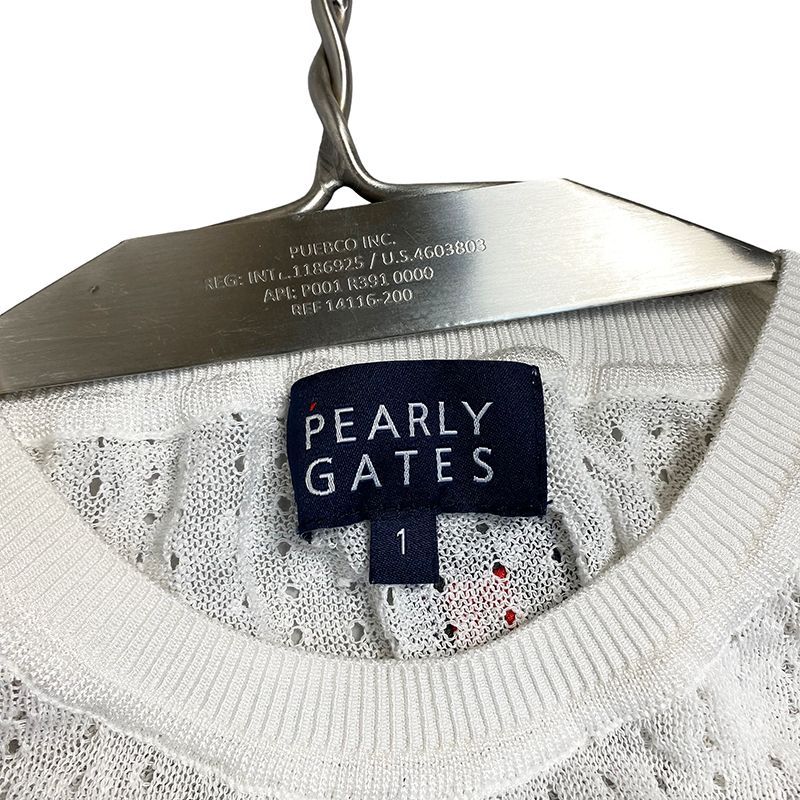 韓国規格】【レア】PEARLY GATES パーリーゲイツ メッシュ ニット