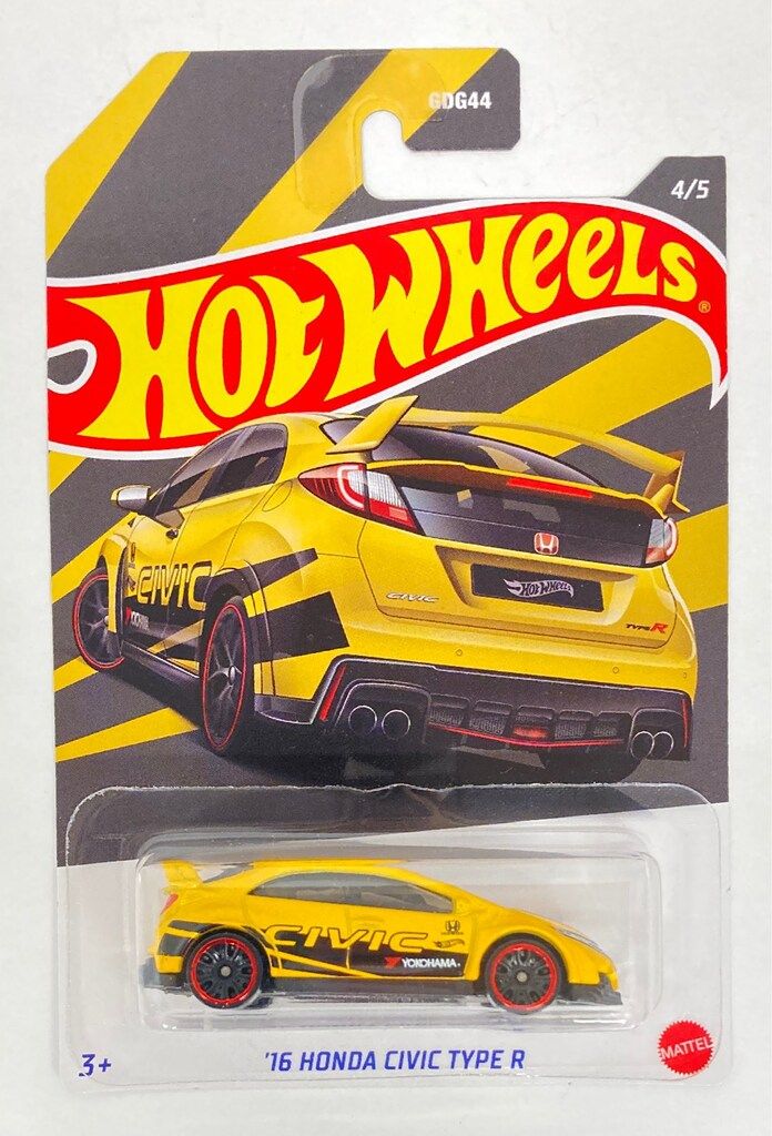 未開封 1/18 Hot Wheels Honda Civic イエロー Hot Wheels New 2025 ''18 Honda Civic Type R Kroger Exclusive