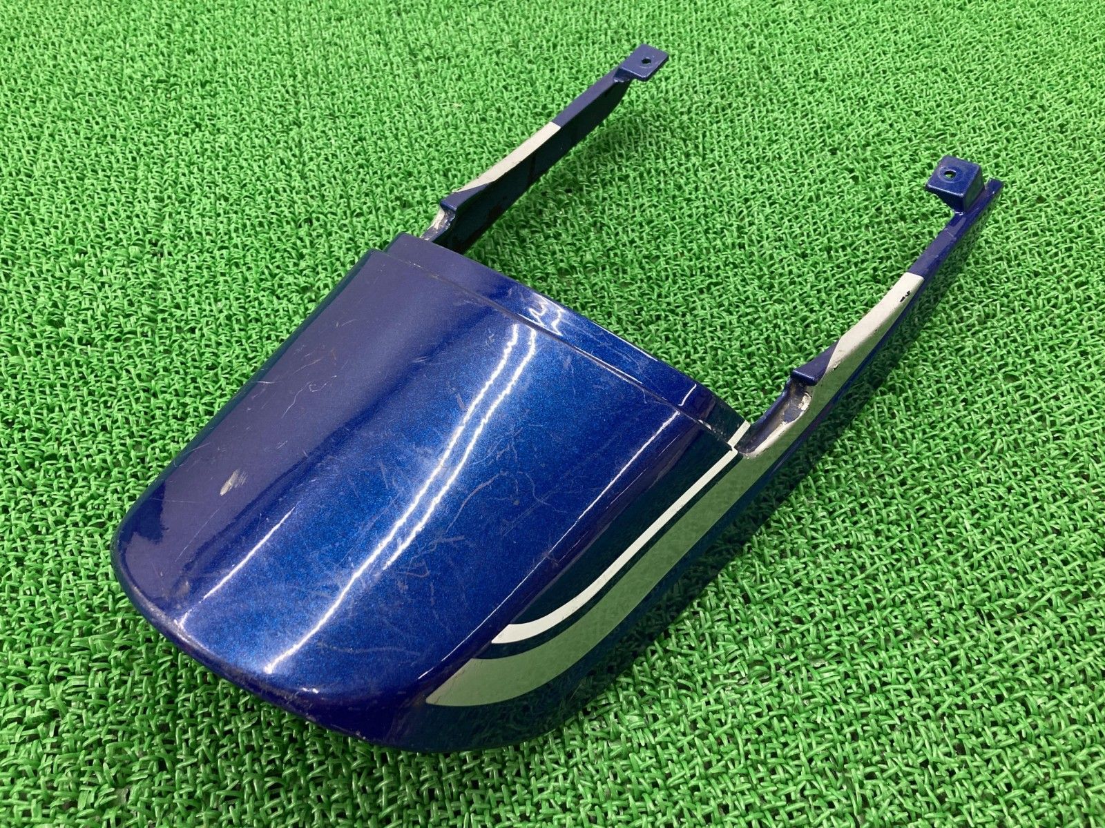 ゼファー750 テールカウル 青M 社外 バイク 部品 ZR750C D コケキズ