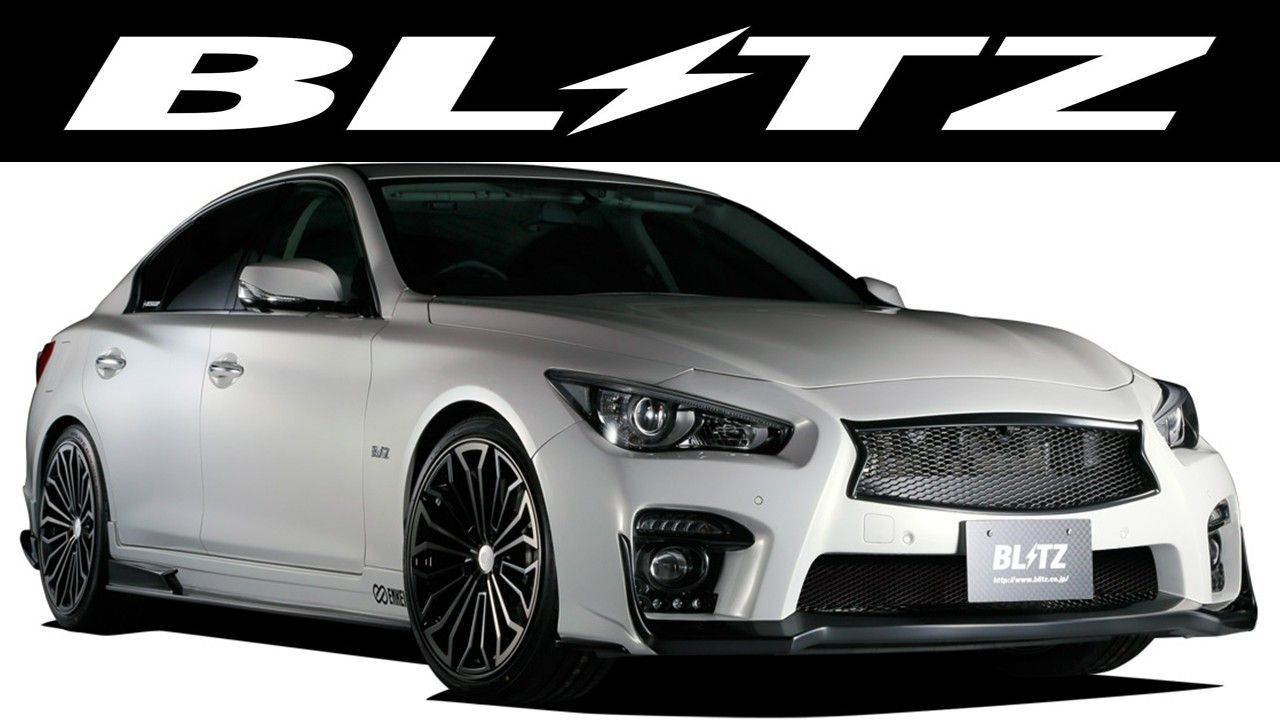 BLITZ ブリッツ AERO SPEED R-Concept エアロスピード Rコンセプト スカイライン SKYLINE HV37 ZV37 YV37 フロントバンパースポイラー LEDライトセット 60177