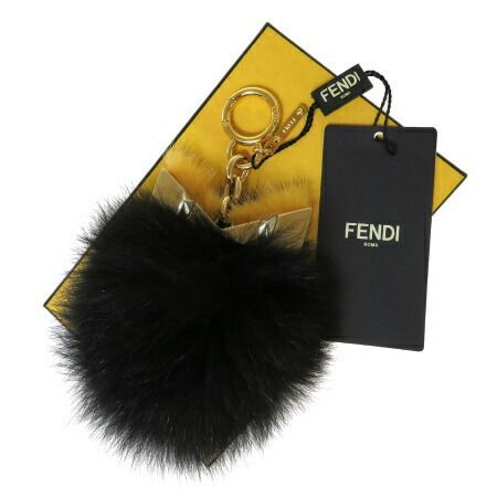 中古】 超美品 フェンディ FENDI モンスター バッグチャーム