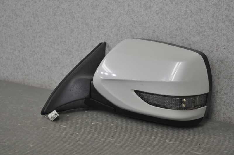 左 ドアミラー 電格 9P ウィンカー ヒーター付 37J 白 BR9 レガシィ ツーリングワゴン 2.5GT B型 前期 Vb19 91036AJ031 s020951B