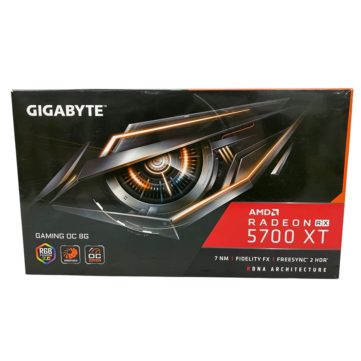 Gigabyte AMD Radeon RX 5700XT GV-R57XTGAMING OC-8GD グラフィックボード ギガバイト PC部品 O10484057