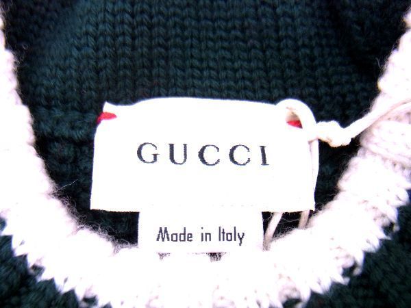 □新品□未使用□ GUCCI グッチ 615392 ウール100% ニット セーター