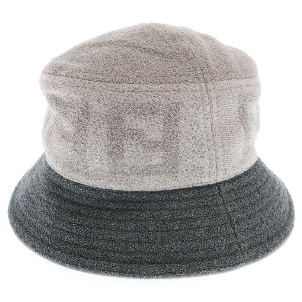 FENDI (フェンディ) ズッカ柄 バケットハット 帽子 FXQ958 AN94