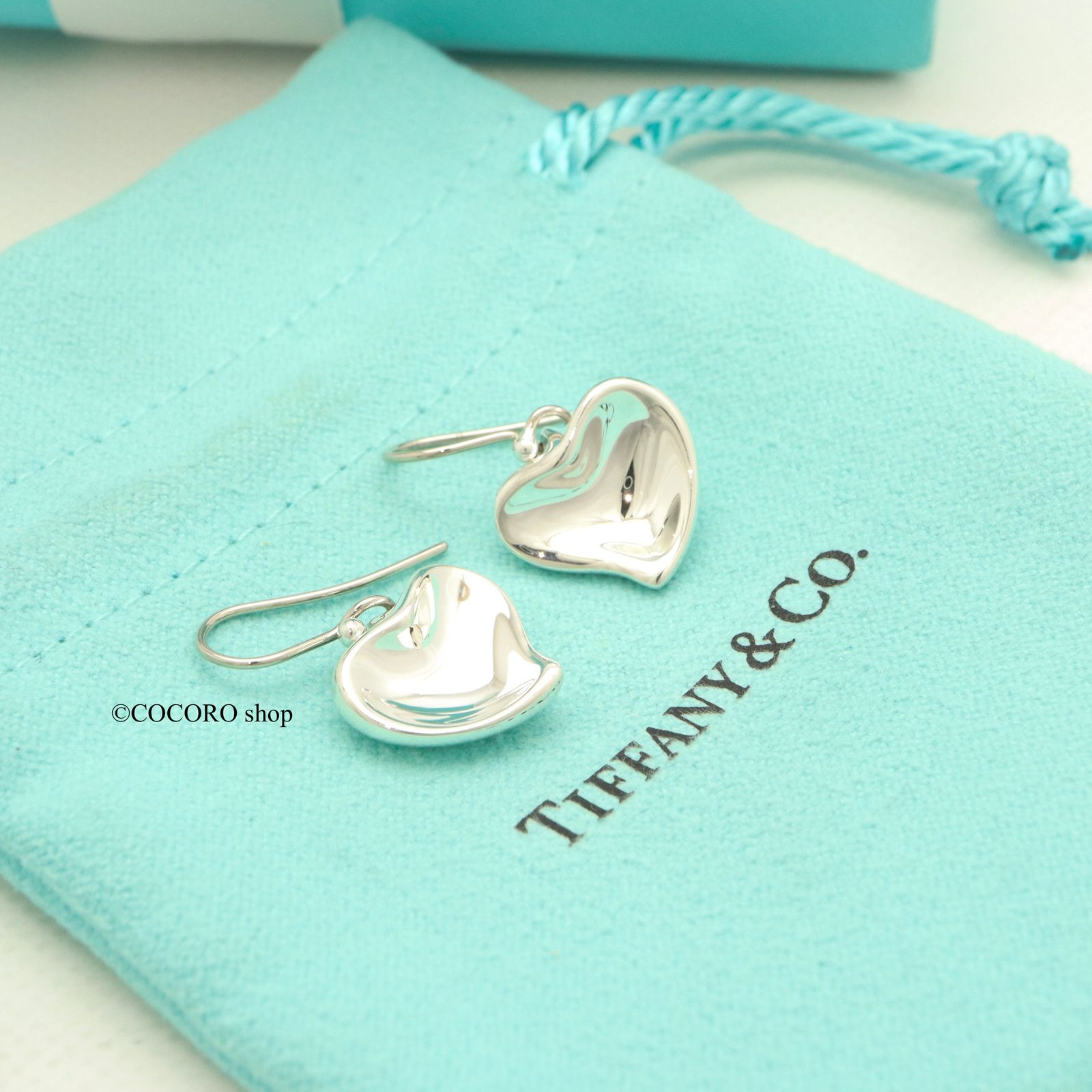 美品】ティファニー TIFFANY&Co. カーブド ハート エルサ