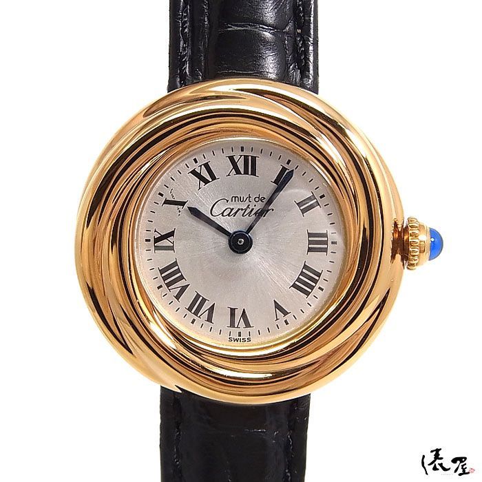 【仕上済】カルティエ マスト トリニティ ローマンダイアル レディース ヴィンテージ Cartier 時計 腕時計 中古【送料無料】