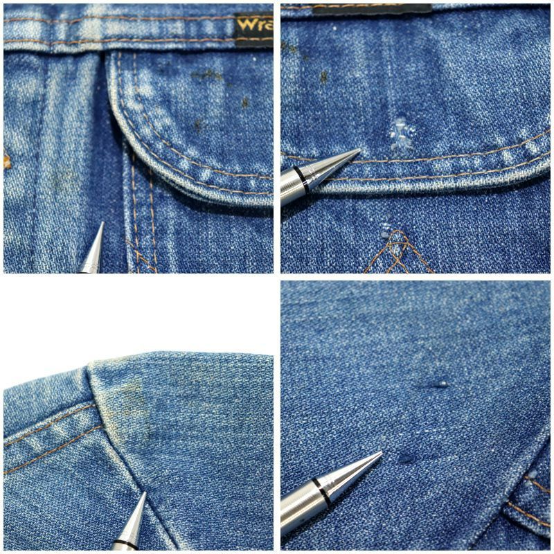 70s vintage Wrangler 無地 マルタ製 デニムジャケット メンズ Mサイズ