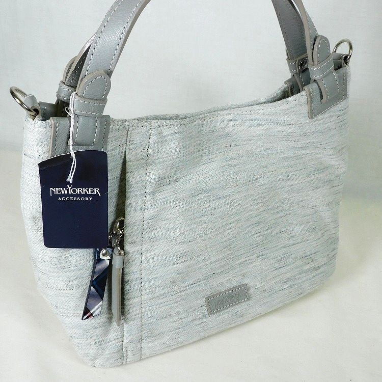 【新品未使用】現行　NEWYORKER 2WAY ハンドバッグ　ショルダー 新品 定価26,400円 ニューヨーカー 2WAY ショルダーバッグ