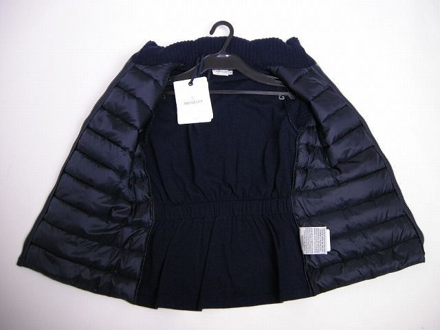 サイズM□新品□モンクレール カシミヤ混 ニット切替ダウン