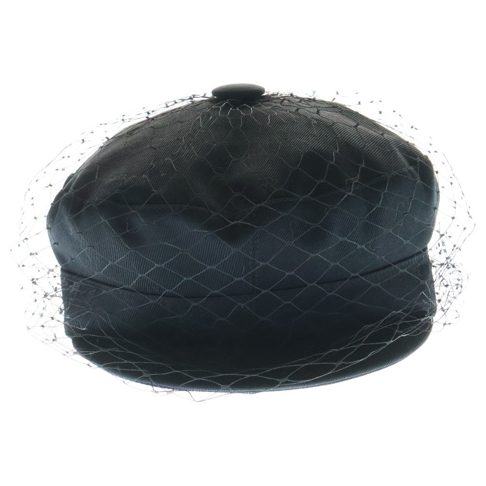  Christian Dior クリスチャンディオール Arty アーティー ベール付き コットン キャスケット 帽子 ブラック レディース その他 その他