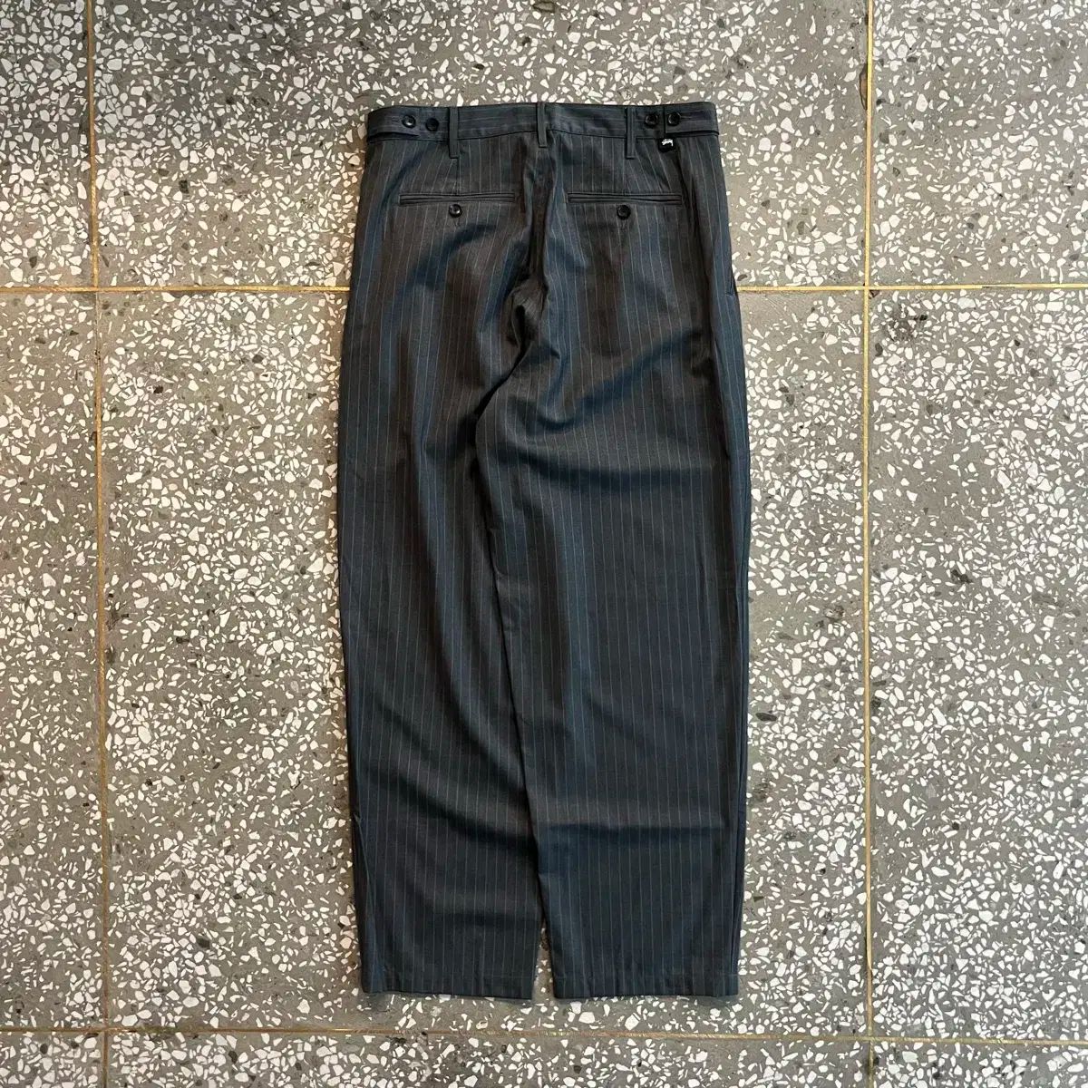 stussy ストライプスラックス