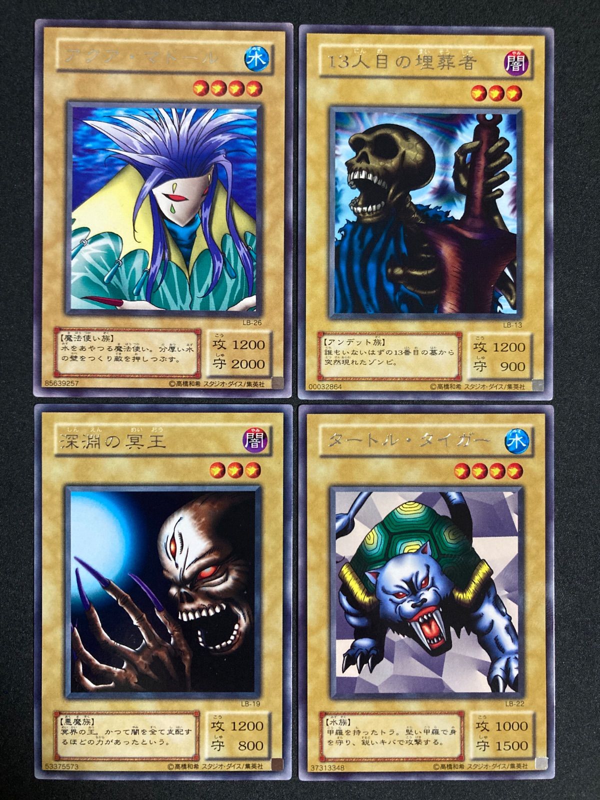 アクアマドール、タートルタイガー、地獄の裁判、13人目の埋葬者