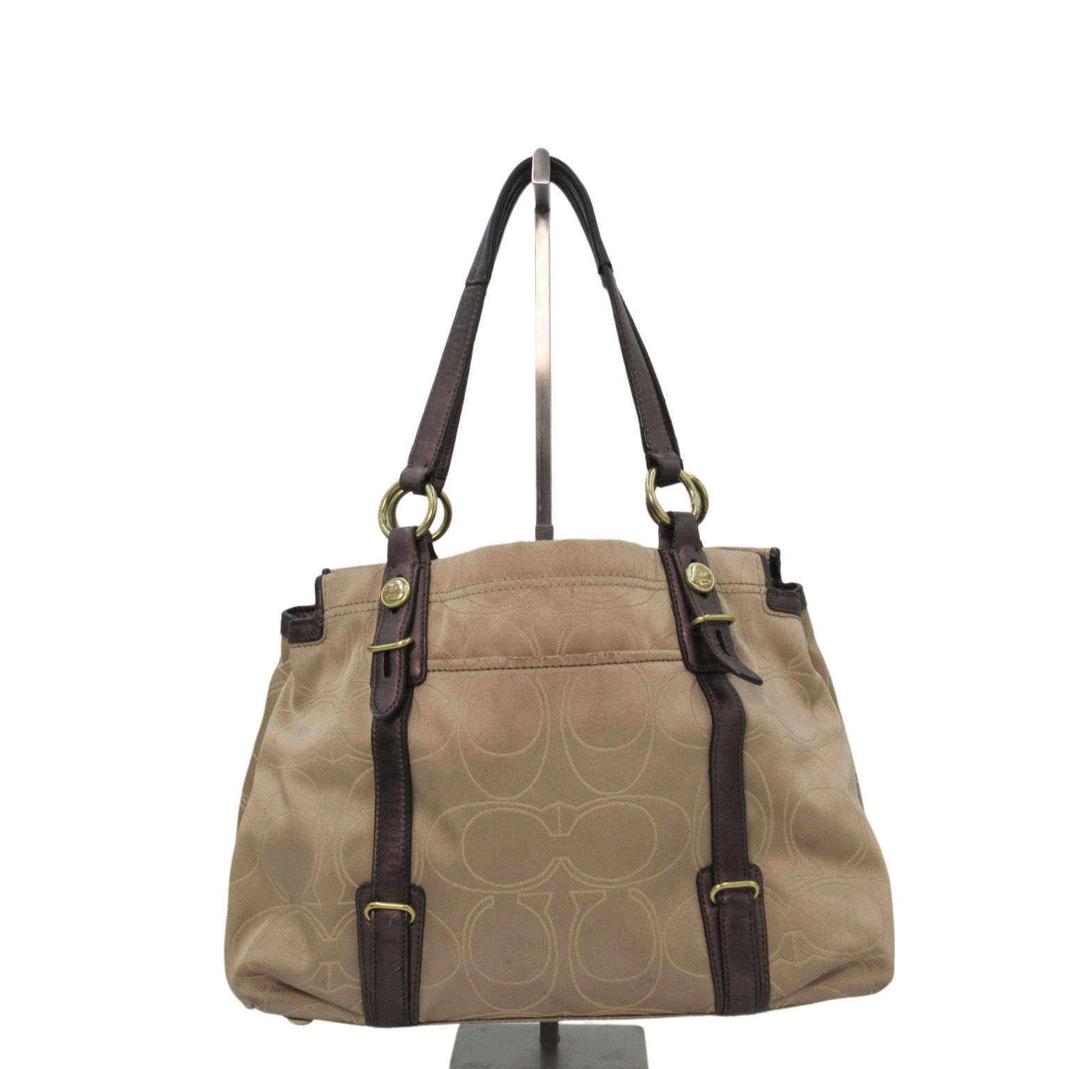 COACH バッグ ショルダーバッグ ミアシグネチャーサテンキャリーオール 
