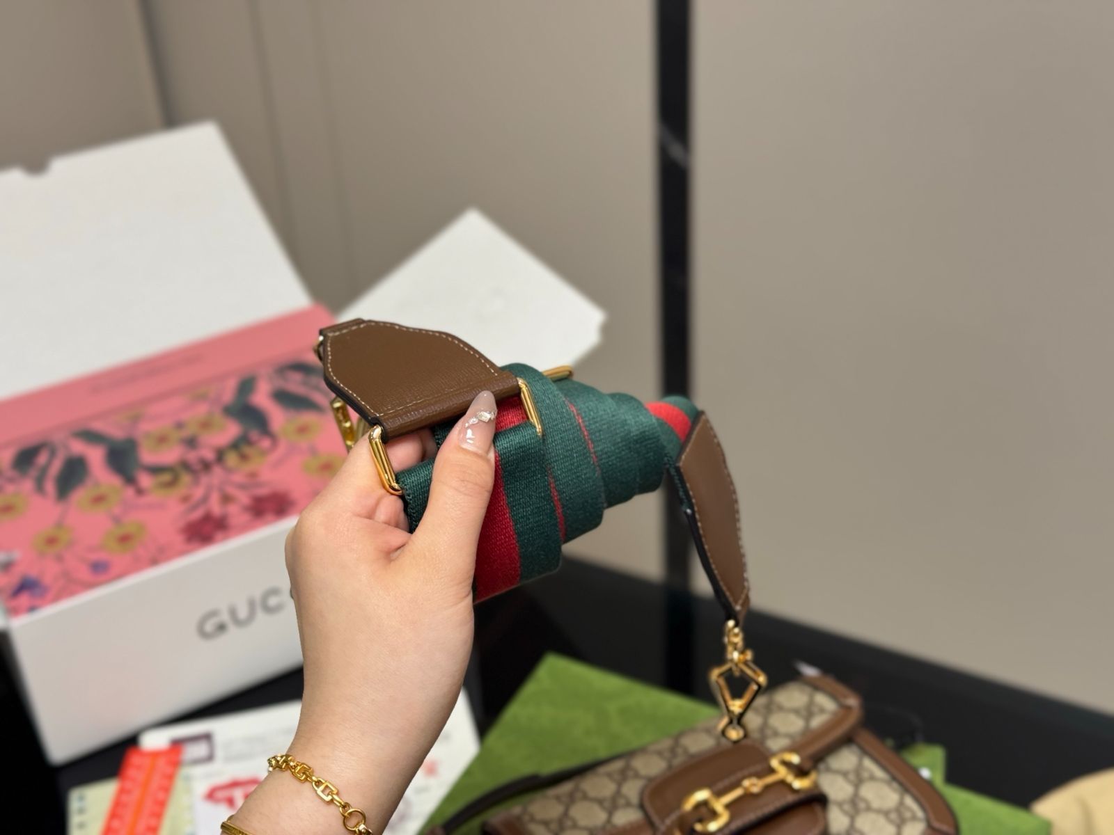 今日特価】Gucci Vintage Saddle Bag 1955（グッチ ヴィンテージ