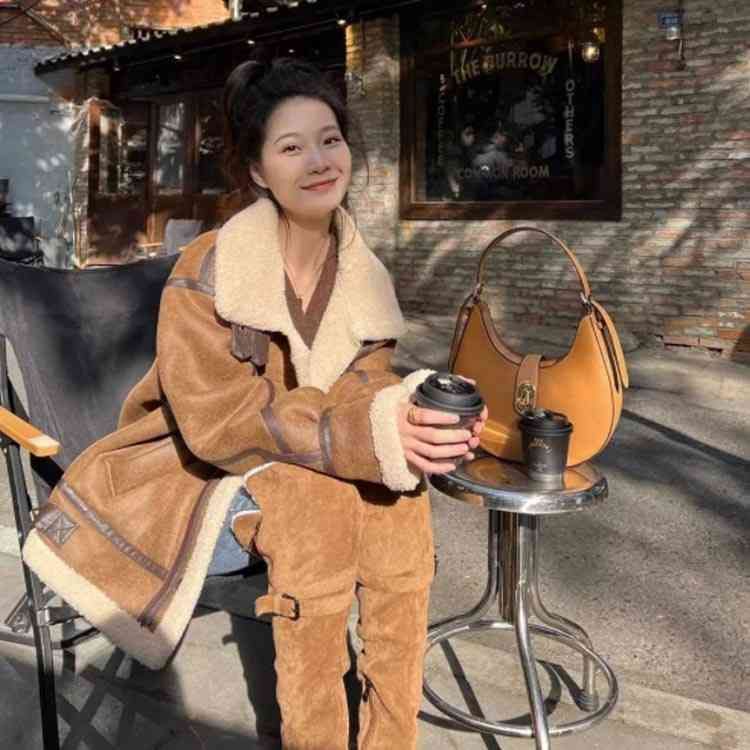 コート 裏ボア ムートンコート フェイクムートン コート