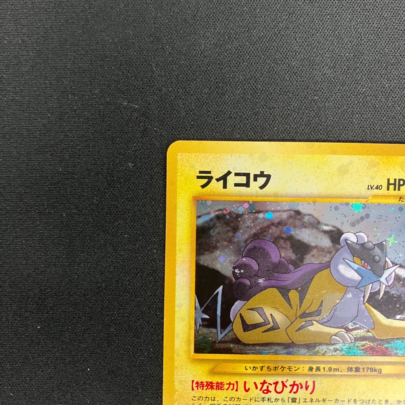 ポケモンカード 旧裏 ライコウ 全面ホロ（極弱） neo 拡張パック