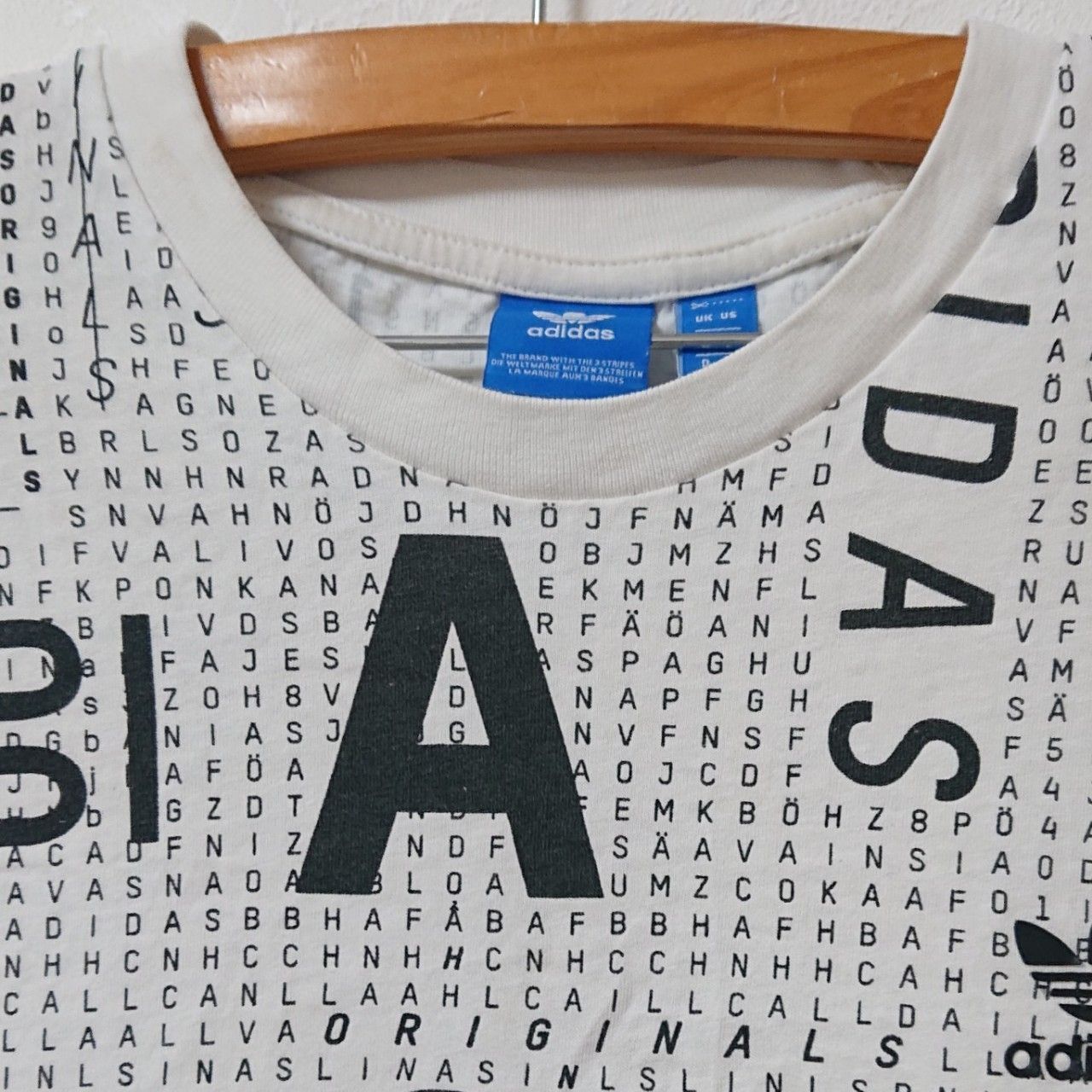adidas アディダスオリジナルス ビッグサイズ  Tシャツ  センターロゴ