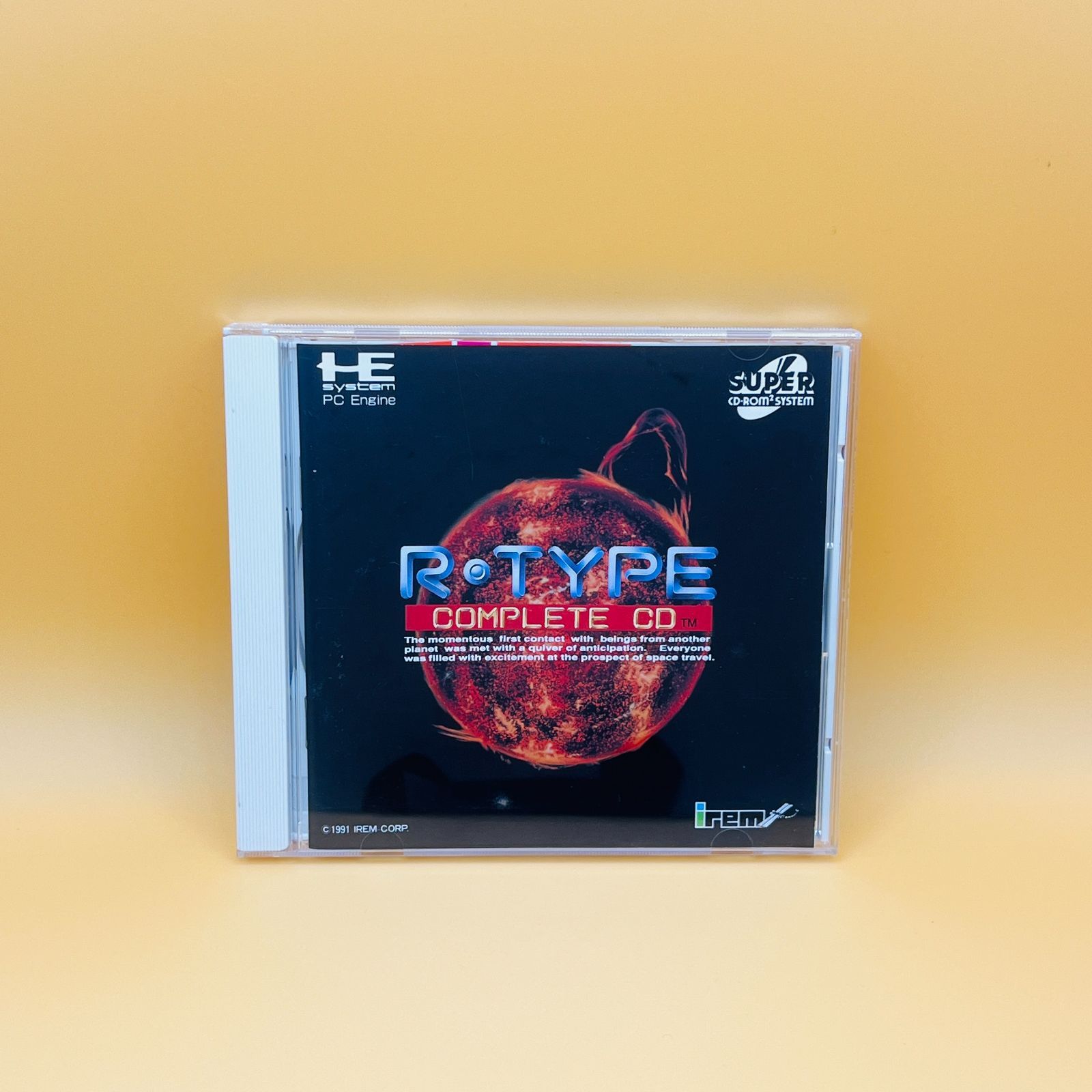 ◇420【激レア！】R･TYPE complete CD PCEngine SUPER CD-ROM専用ソフト PCE PCエンジン スーパーCD NEC 帯付 コレクター品 希少