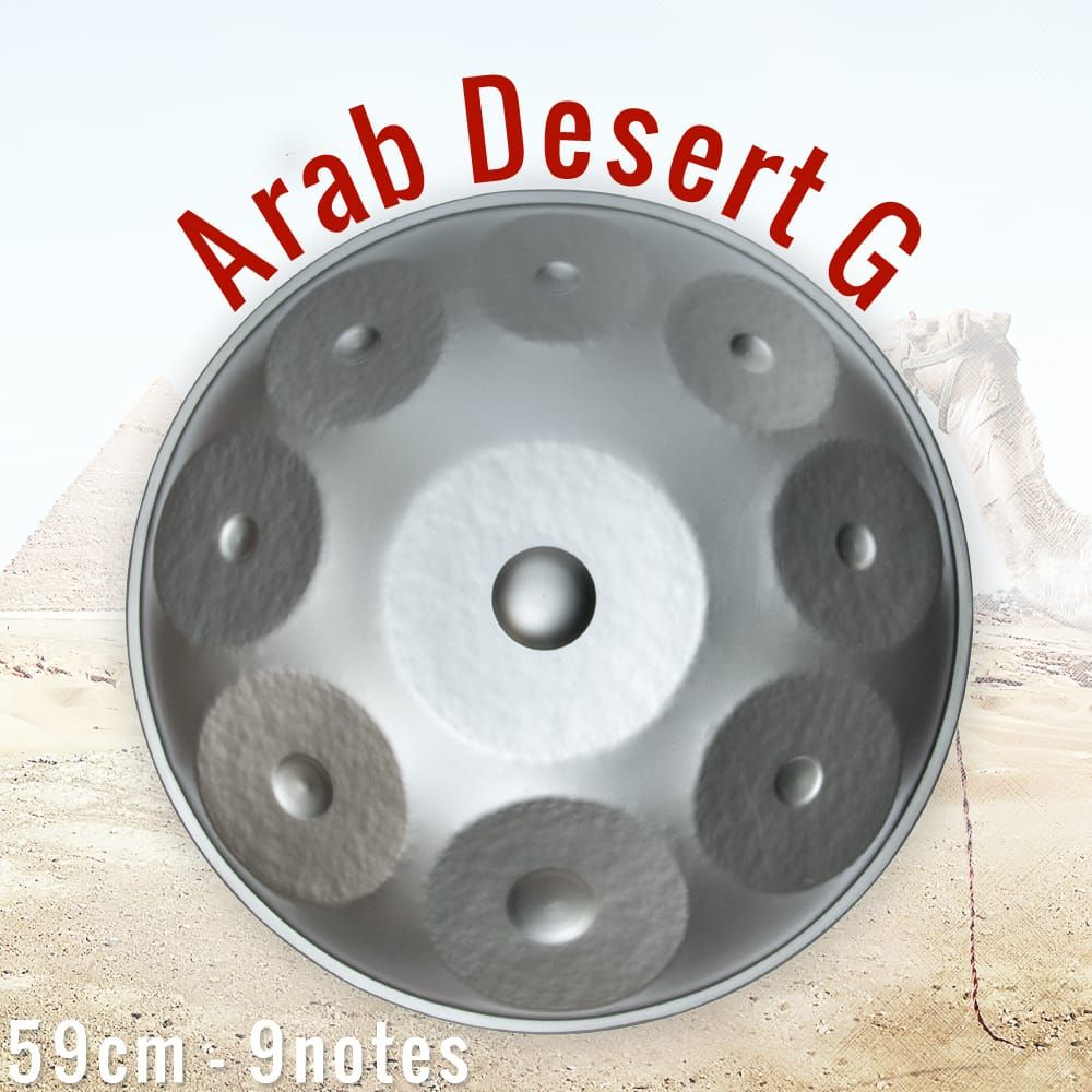 ハンドパン Arab Desert G【59cm - 9notes】 -ソフトケース付属 / ハンドパン スチールパン - メルカリ