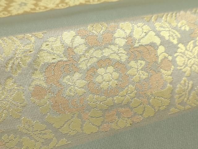 平和屋着物○西陣織 陰山織物謹製 箔屋清兵衛 六通柄袋帯 草木染 正倉