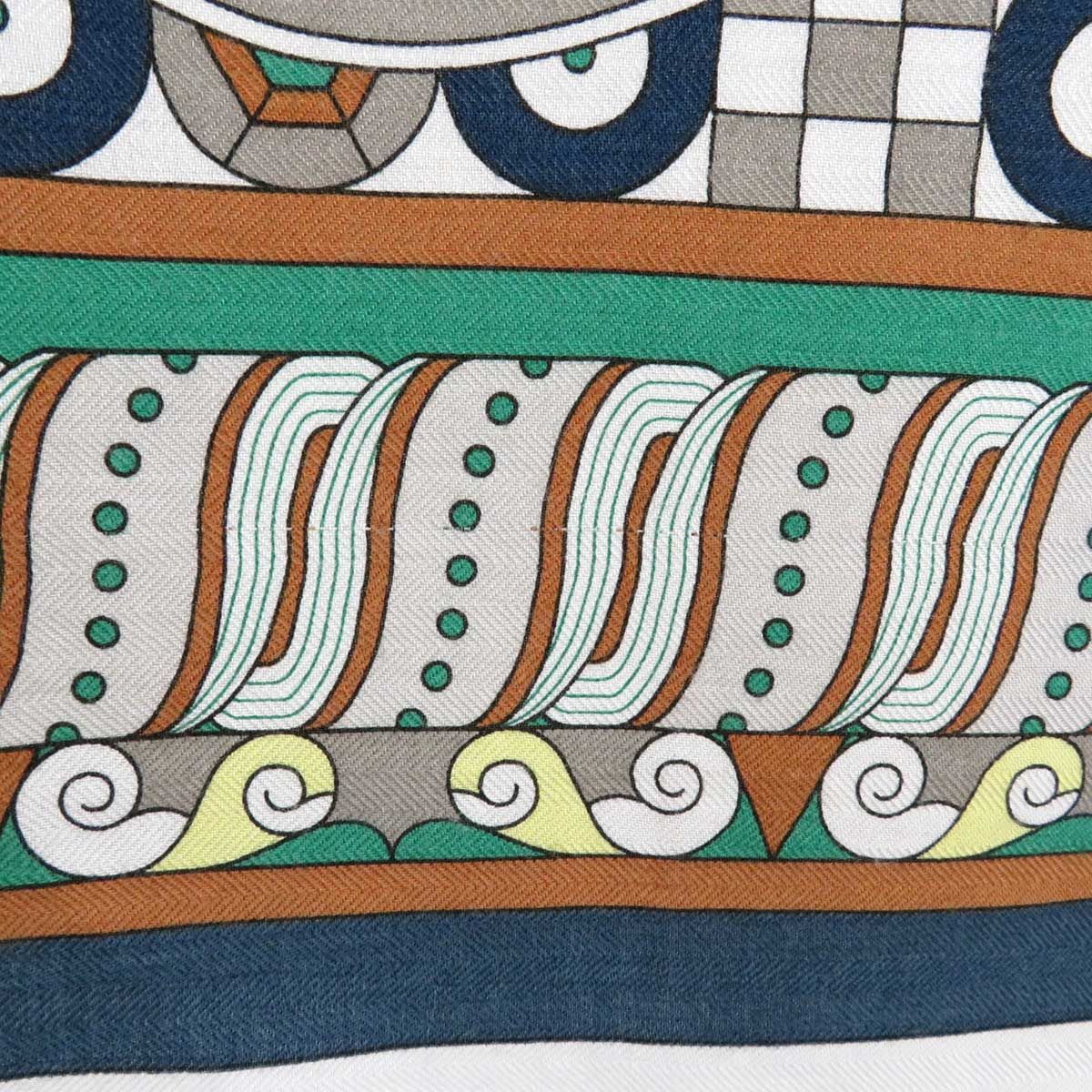 エルメス カレジェアン HARNES en ROSACE ハーネ アン ロザス ショール  