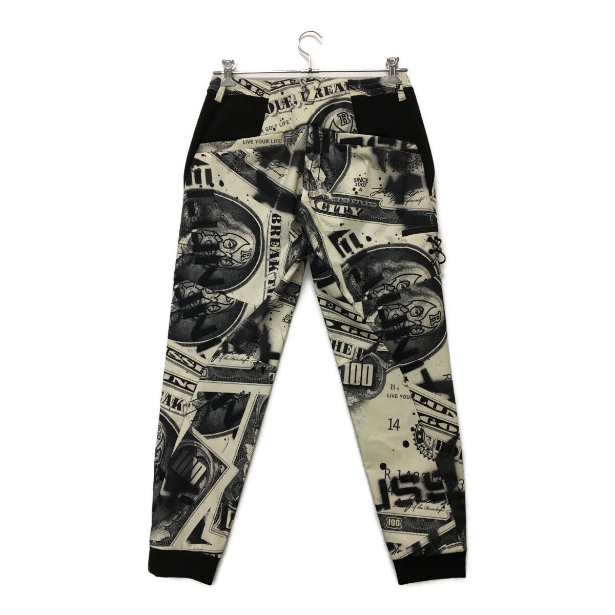 coco 未使用品 ラッセルノ RUSSELUNO メンズ パンツ 5(L) 黒×白 ジョガーパンツ 裏ベロア 防寒 未使用品 メンズ ラッセルノ RUSSELUNO パンツ 5(L) 黒×白 ジョガー