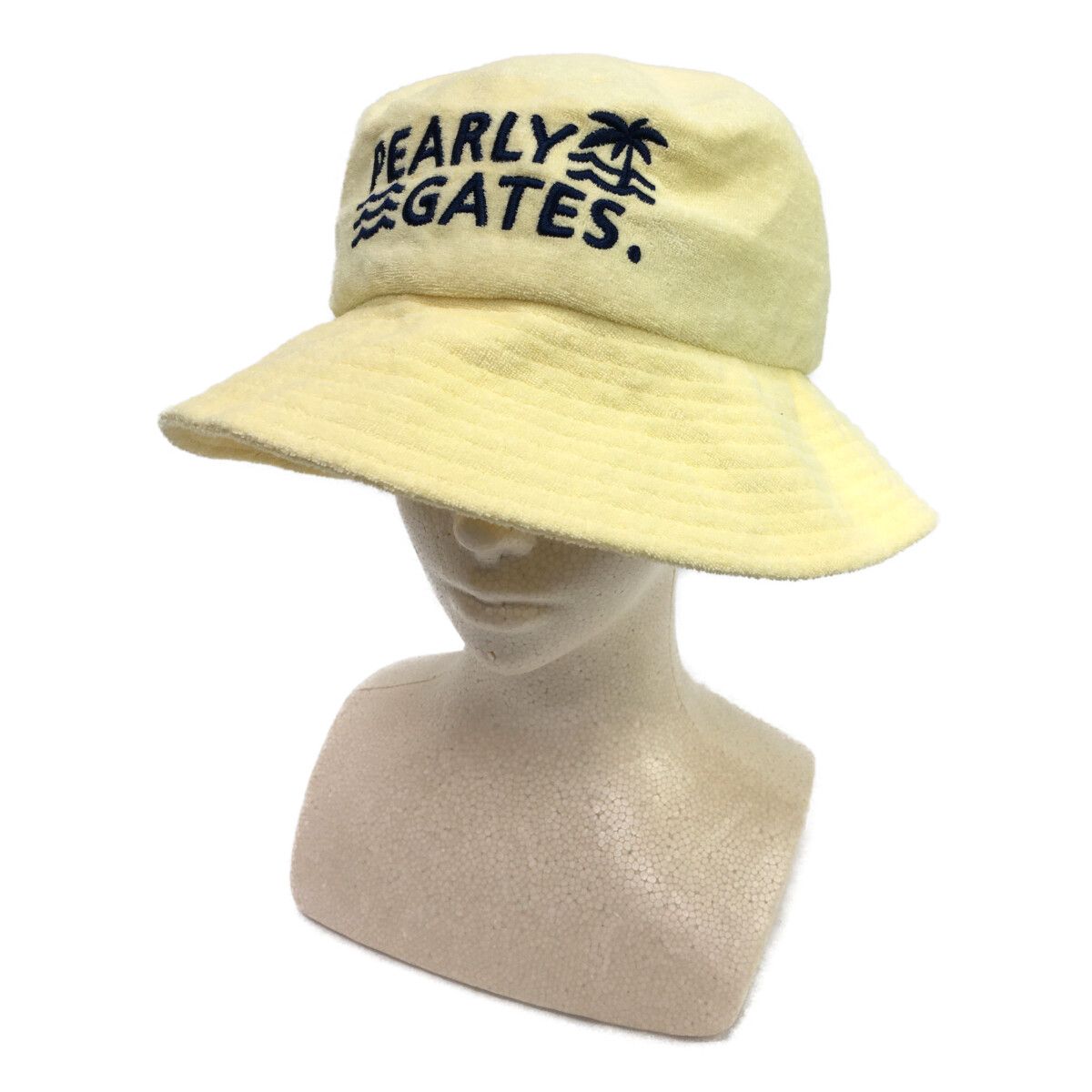 レア　パーリーゲイツ　バケットハット パーリーゲイツ PEARLY GATESパイル生地バケットハット バケハ