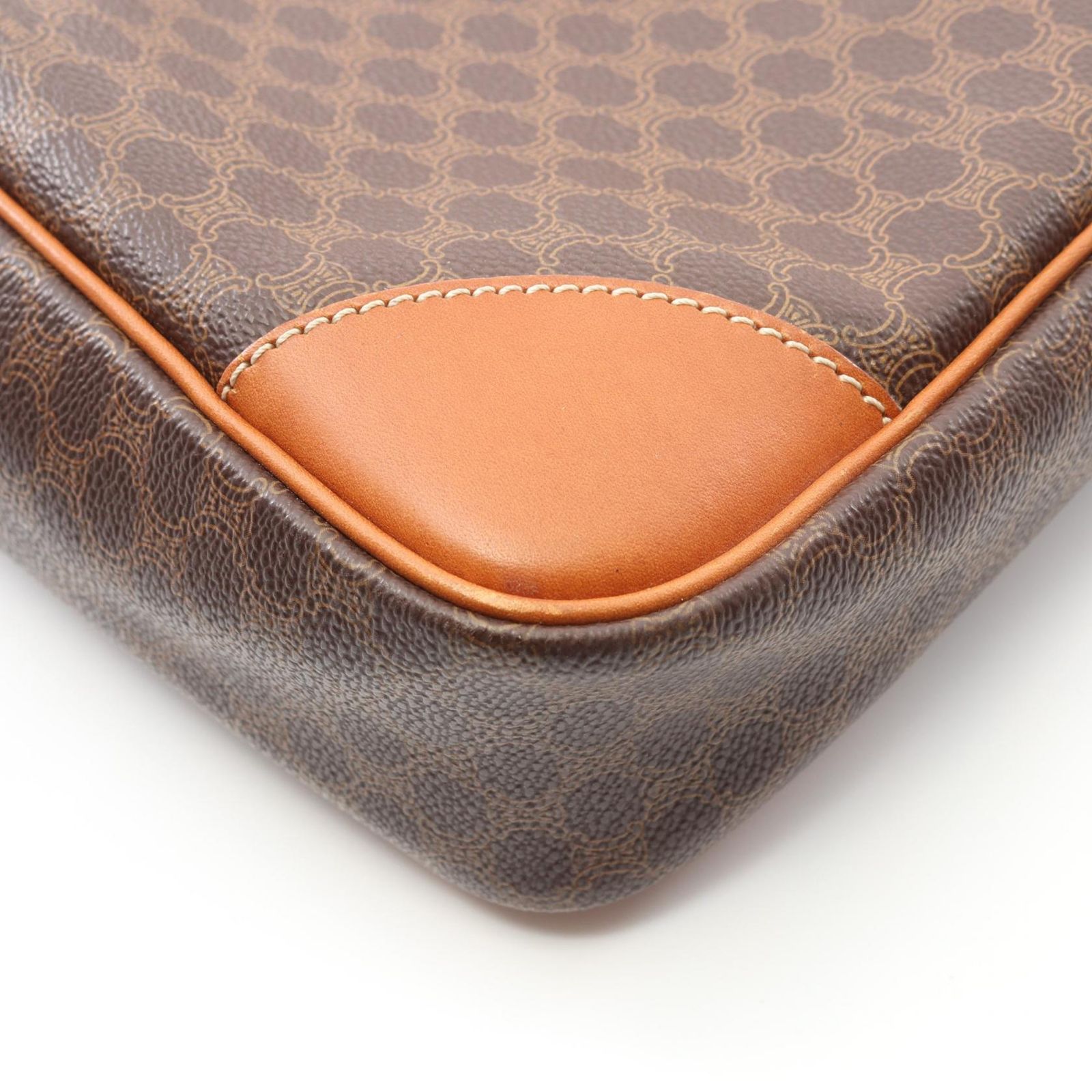 セリーヌ CELINE ショルダーバッグ マカダム PVCコーティングキャンバス ブラウン セリーヌ CELINE マカダム ショルダーバッグ バッグ PVCコーティング