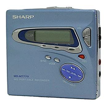 SHARP シャープ MD-MT770-A ブルー ポータブルMDレコーダー 録音再生兼用機