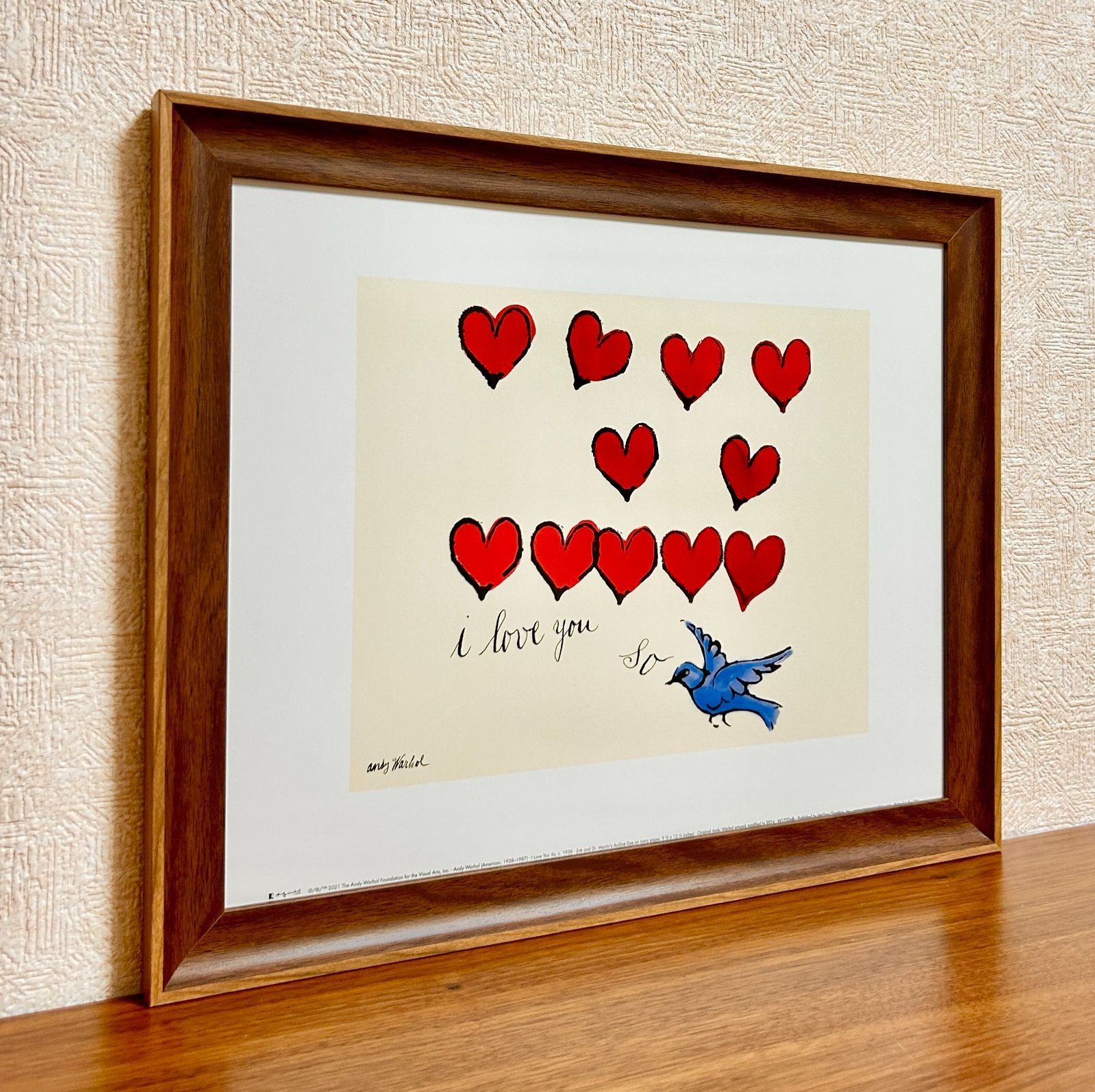 新品☆額縁付アートポスター(BRUCE MCGAW GRAPHICS)☆アンディ