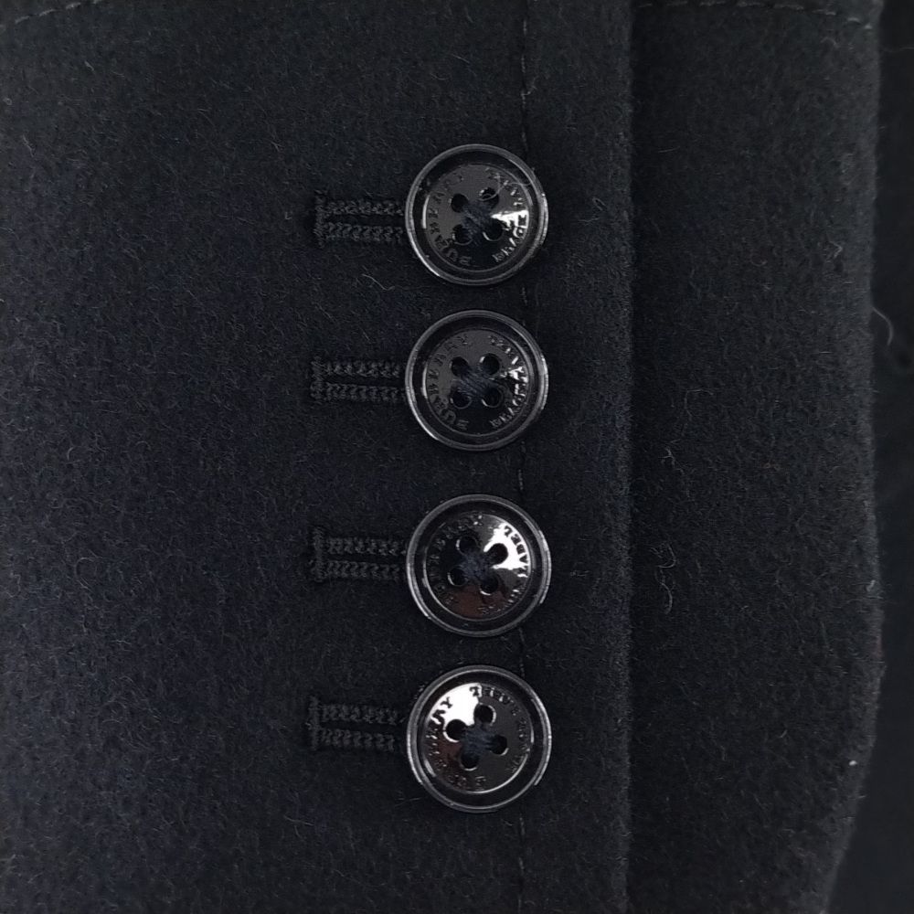 BURBERRY BLACK LABEL (バーバリー ブラックレーベル) ウール Pコート