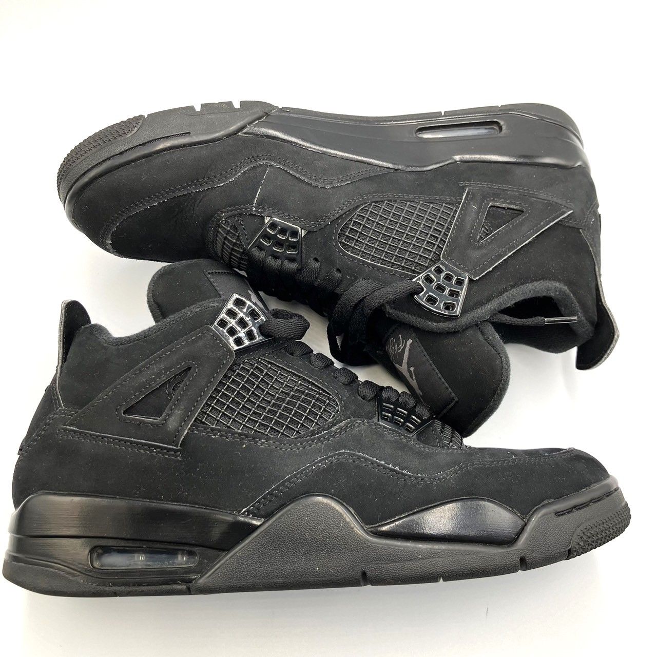 〇 NIKE ナイキ AIR JORDAN 4 ジョーダン4 Black Cat ブラックキャット CU1110-010 サイズ9.5 (27.5cm）  - メルカリ