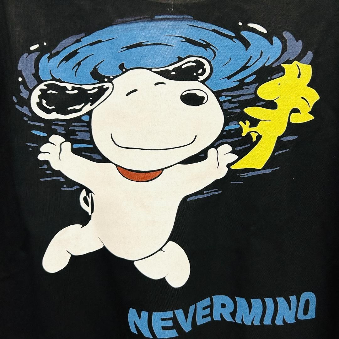 nirvana スヌーピー リプリント Tシャツ 半袖 メンズ 新品 個性