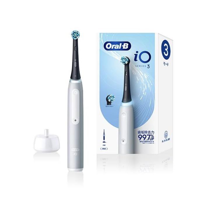 ブラウン(Braun) IOG31B60IG(アイコニックグレイ) オーラルB IOシリーズ 電動歯ブラシ
