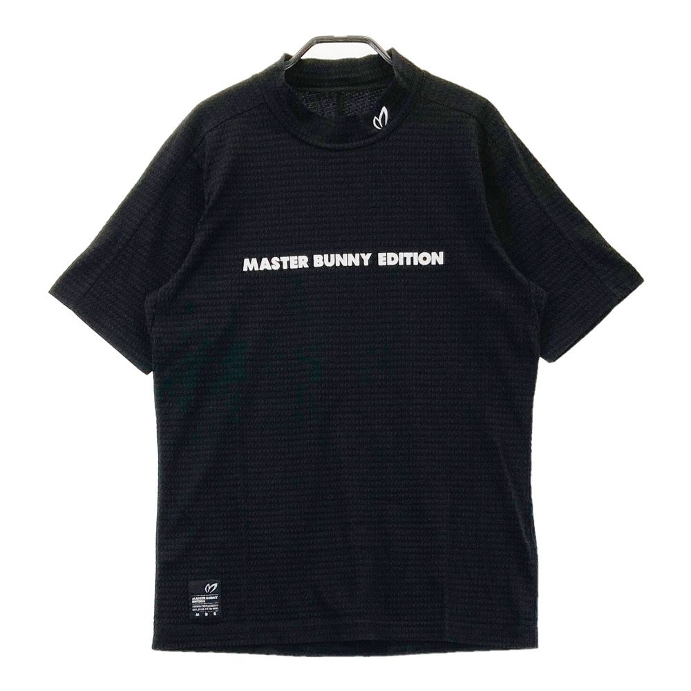 サイズ 5 MASTER BUNNY EDITION マスターバニーエディション 2025年 半袖ハイネックTシャツ ブラック系 240101460337 ゴルフウェア メンズ ストスト