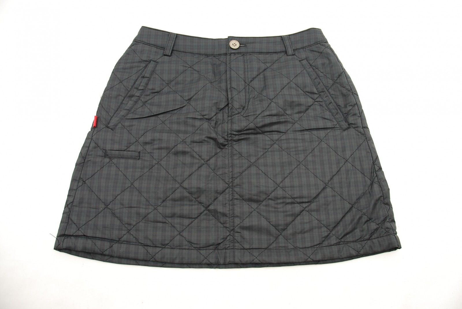 BEAMS - coco 中古 ビームスゴルフ BEAMSGOLF レディース スカート S 黒×赤 ブラック×レッド 中綿入り チェック 中古 レディース ビームスゴルフ BEAMSGOLF スカート S 黒系