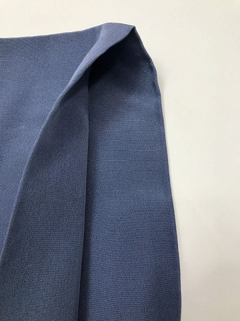 Lサイズ 長襦袢 男物 正絹 ブルー地に風景模様