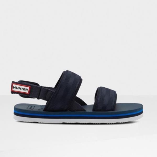 サンダル メンズ サンダル おしゃれ 靴 メンズ MENS ORIGINAL BEACH SANDAL NAVY ハンター QBJ38 14CD