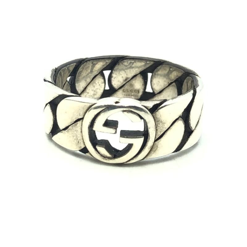 Gucci インターロッキングG シルバーリング USED GUCCI グッチ インターロッキングG リング・指輪 シルバー