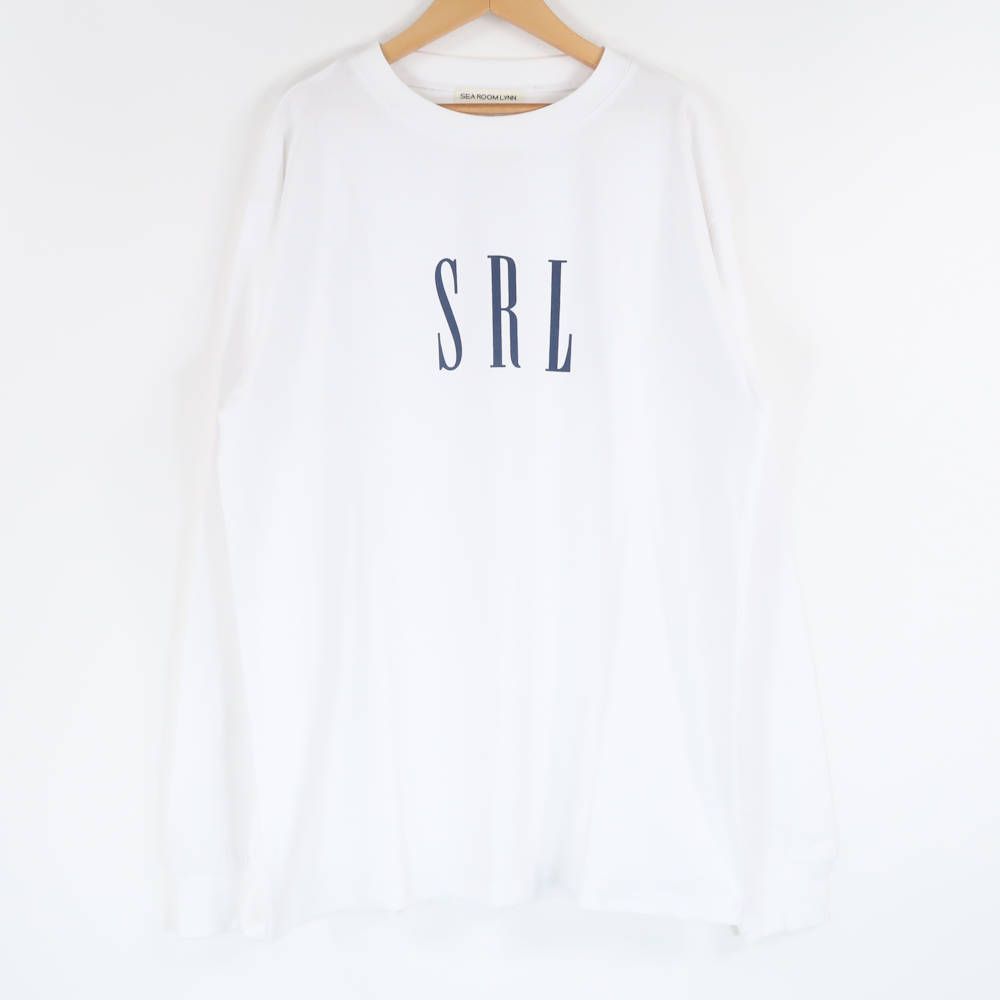 searoomlynn LogoマルチボーダールーズロンT シールームリン ロゴ